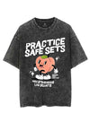 Practice Safe Sets VINTAGE GYM SHIRT