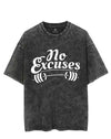 NO EXCUSES VINTAGE GYM SHIRT