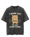 I WORK OUT TO EAT EVERYTHING VINTAGE GYM SHIRT