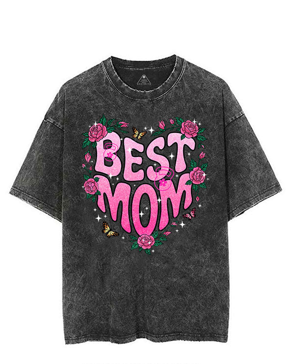BEST MOM VINTAGE GYM SHIRT