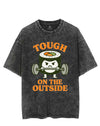 TOUGH ON THE OUTSIDE VINTAGE GYM SHIRT
