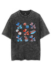 RED, WHITE, AND GYM TIME VINTAGE GYM SHIRT