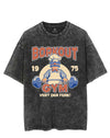 BORKOUT GYM VERT DER FERK! VINTAGE GYM SHIRT