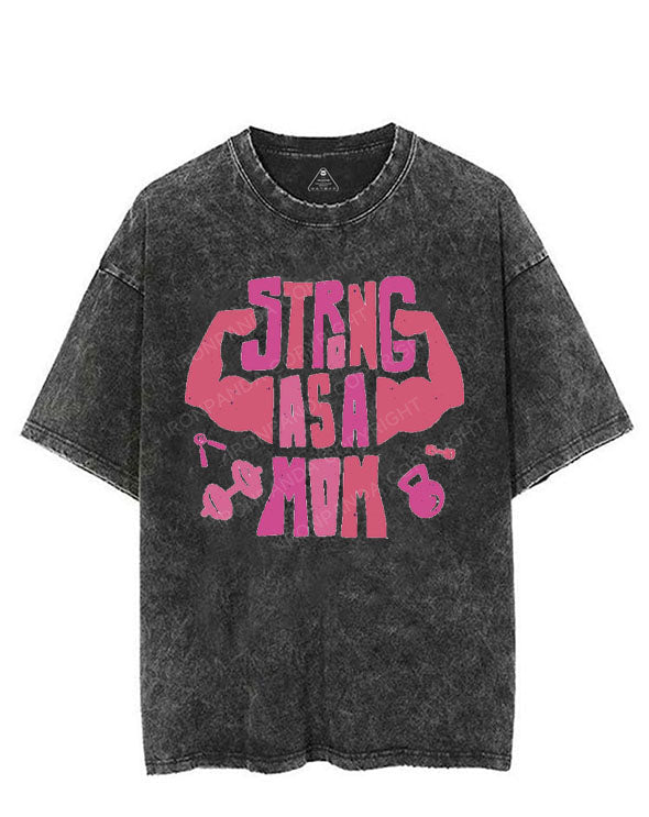 STRONG MOM VINTAGE GYM SHIRT