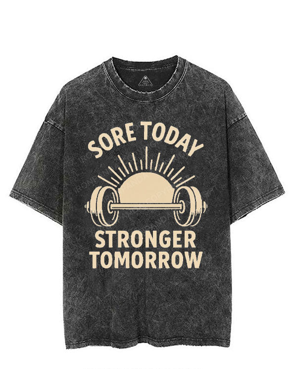 SORE TODAY STRONGER TOMORROW VINTAGE GYM SHIRT