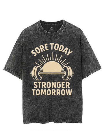 SORE TODAY STRONGER TOMORROW VINTAGE GYM SHIRT