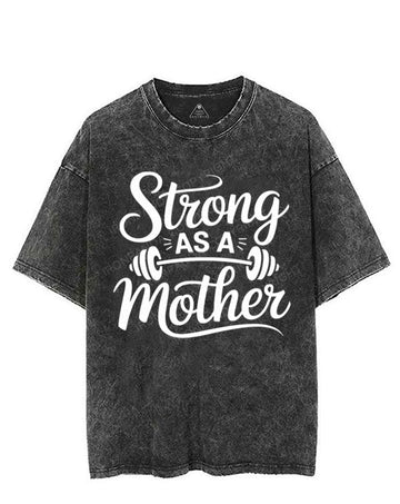 STRONG AS A Mom VINTAGE GYM SHIRT