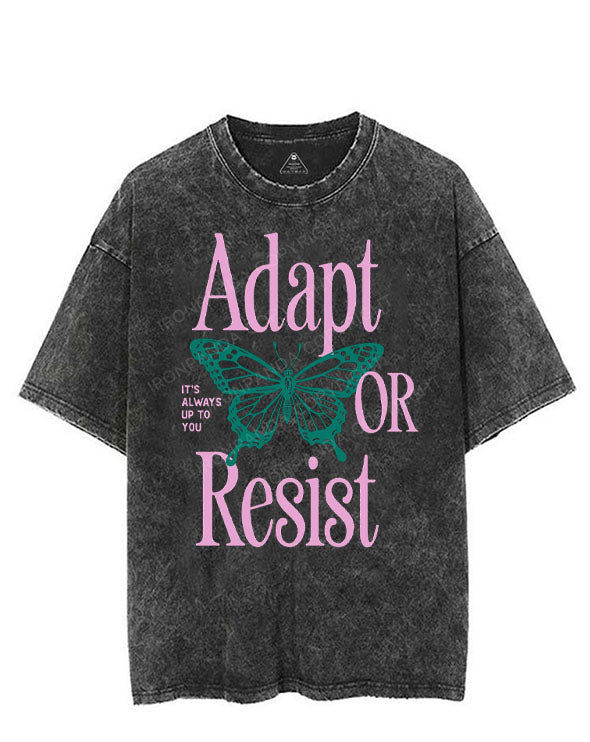 ADAPT OR RESIST VINTAGE GYM SHIRT