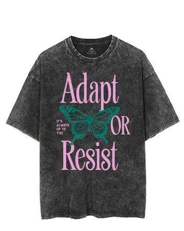 ADAPT OR RESIST VINTAGE GYM SHIRT