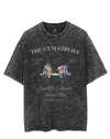 THE GYM GIRLIES DEADLIFTS & SQUATS SOCIAL CLUB VINTAGE GYM SHIRT