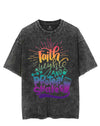 FAITH WEIGHTS AND PROTEIN SHAKES VINTAGE GYM SHIRT