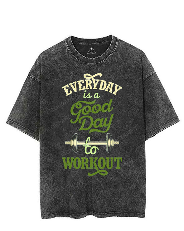 EVERYDAY IS A GOOD DAY TO WORKOUT VINTAGE GYM SHIRT