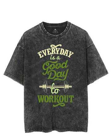 EVERYDAY IS A GOOD DAY TO WORKOUT VINTAGE GYM SHIRT
