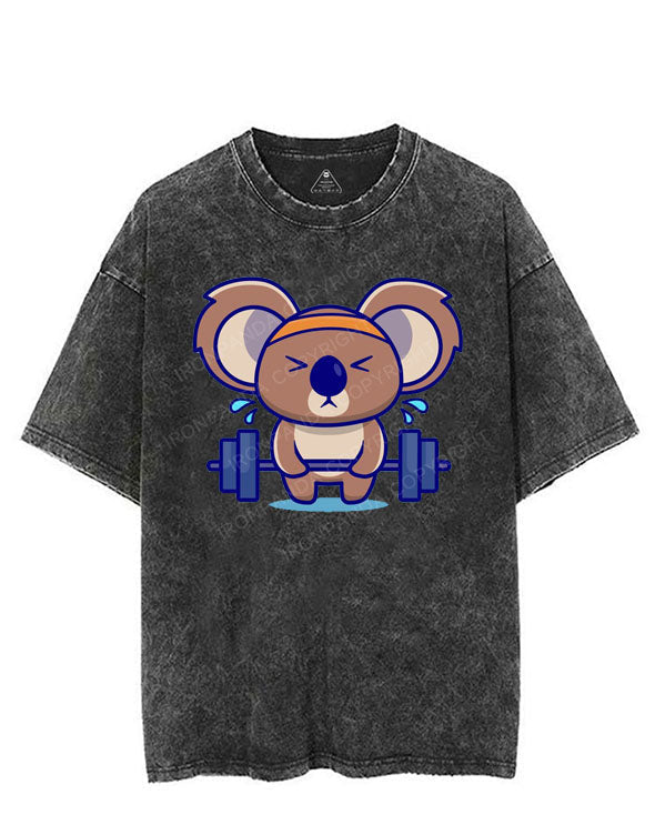 KOALA POWER VINTAGE GYM SHIRT