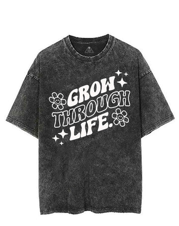 GROW THROUGH LIFE VINTAGE GYM SHIRT