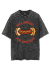 WILL SPRINT FOR HOTDOGS VINTAGE GYM SHIRT