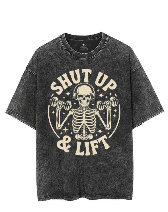 SHUT UP & LIFT VINTAGE GYM SHIRT