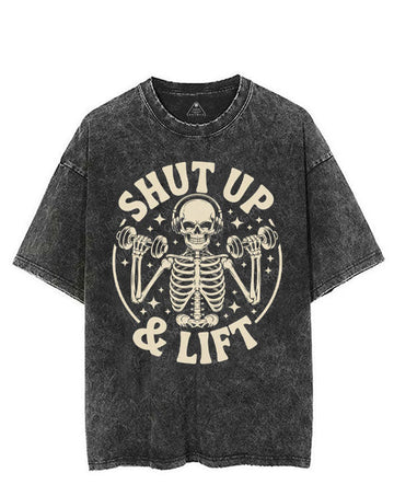 SHUT UP & LIFT VINTAGE GYM SHIRT