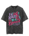 I'D RATHER BE A MERMAID VINTAGE GYM SHIRT