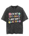 I'M NOT ANTI-SOCIAL I JUST DON'T LIKE YOU VINTAGE GYM SHIRT