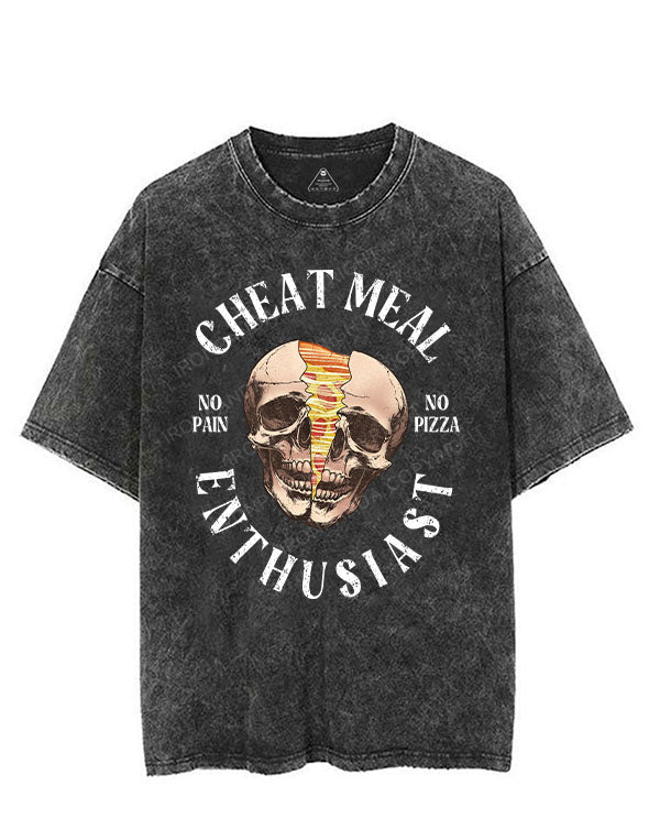 CHEAT MEAL ENTHUSIAST VINTAGE GYM SHIRT