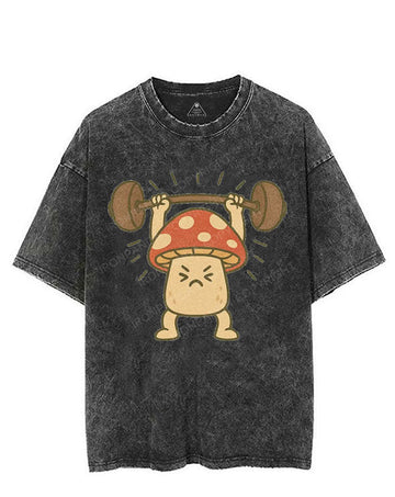 MUSHROOM GAINS VINTAGE GYM SHIRT