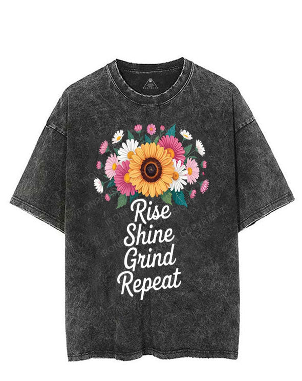 RISE SHINE GRIND REPEAT VINTAGE GYM SHIRT