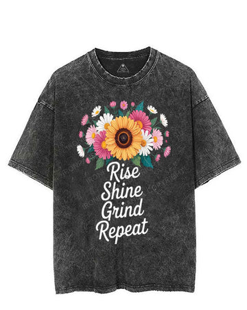 RISE SHINE GRIND REPEAT VINTAGE GYM SHIRT
