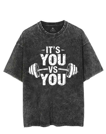 IT'S YOU VS YOU VINTAGE GYM SHIRT