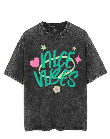 NICE VIBES VINTAGE GYM SHIRT