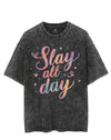 SLAY ALL DAY VINTAGE GYM SHIRT
