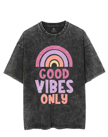 GOOD VIBES ONLY VINTAGE GYM SHIRT