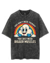 YOU DON'T NEED THERAPY YOU JUST NEED BIGGER MUSCLES VINTAGE GYM SHIRT