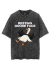 RESTING GOOSE FACE VINTAGE GYM SHIRT
