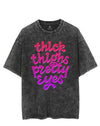 THICK THIGHS PRETTY EYES VINTAGE GYM SHIRT