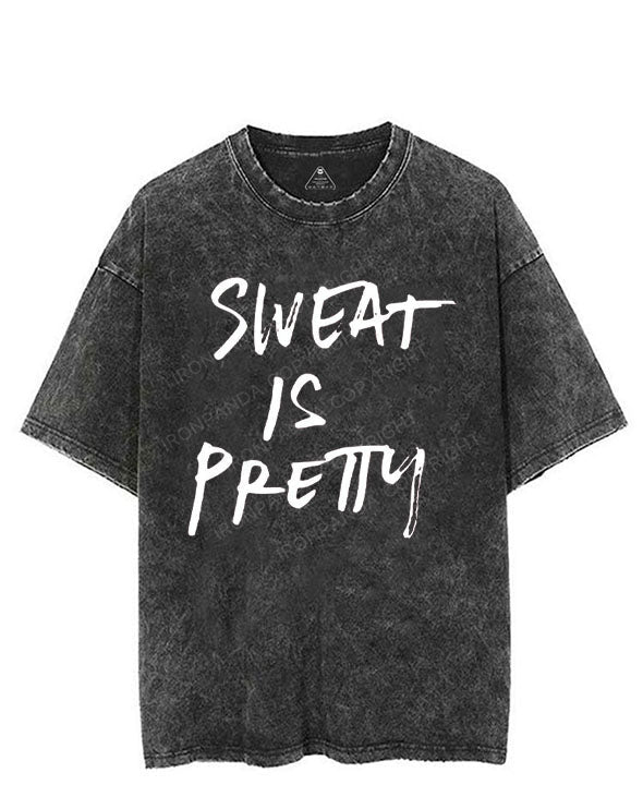 SWEAT IS PRETTY VINTAGE GYM SHIRT