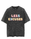 LESS EXCUSES VINTAGE GYM SHIRT