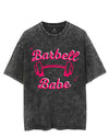 BARBELL BABE VINTAGE GYM SHIRT