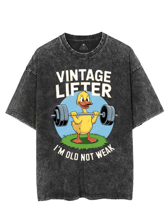 VINTAGE LIFTER I'M OLD NOT WEAK VINTAGE GYM SHIRT