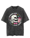 RUNNING LATE IS MY CARDIO VINTAGE GYM SHIRT
