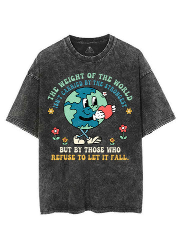 THE WEIGHT OF THE WORLD VINTAGE GYM SHIRT
