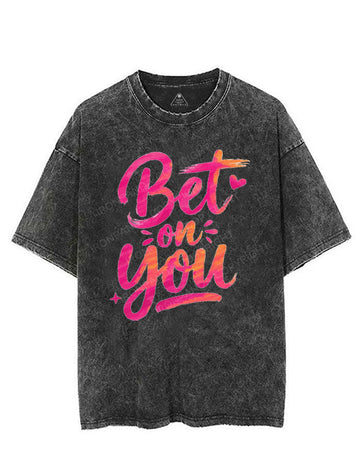 BET ON YOU VINTAGE GYM SHIRT