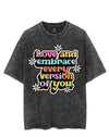 LOVE AND EMBRACE EVERY VERSION OF YOU VINTAGE GYM SHIRT