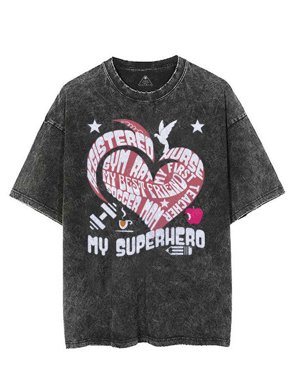 MY SUPERHERO VINTAGE GYM SHIRT