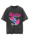 LUCKY TO BE AT THE BAR VINTAGE GYM SHIRT