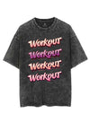 WORKOUT WORKOUT VINTAGE GYM SHIRT