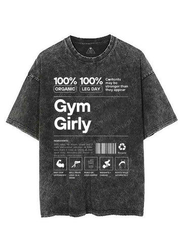 GYM GIRLY VINTAGE GYM SHIRT