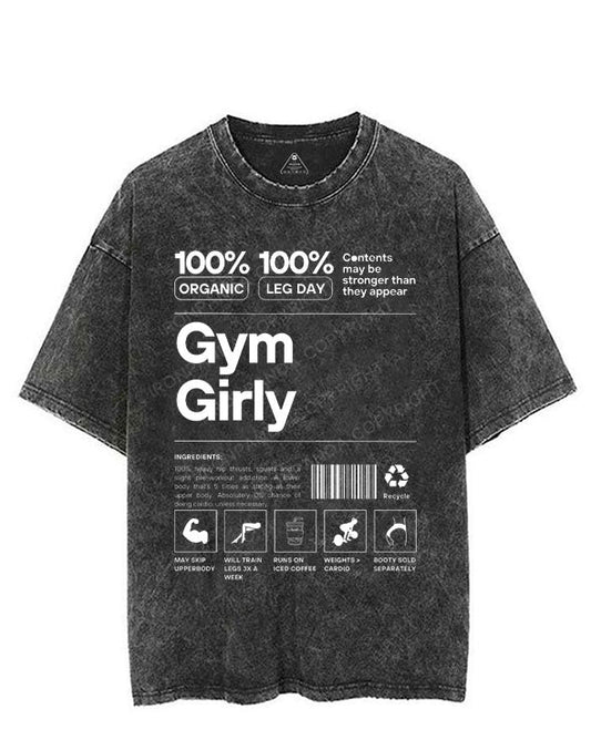 GYM GIRLY VINTAGE GYM SHIRT