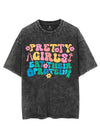 PRETTY GIRLS EAT THEIR PROTEIN VINTAGE GYM SHIRT