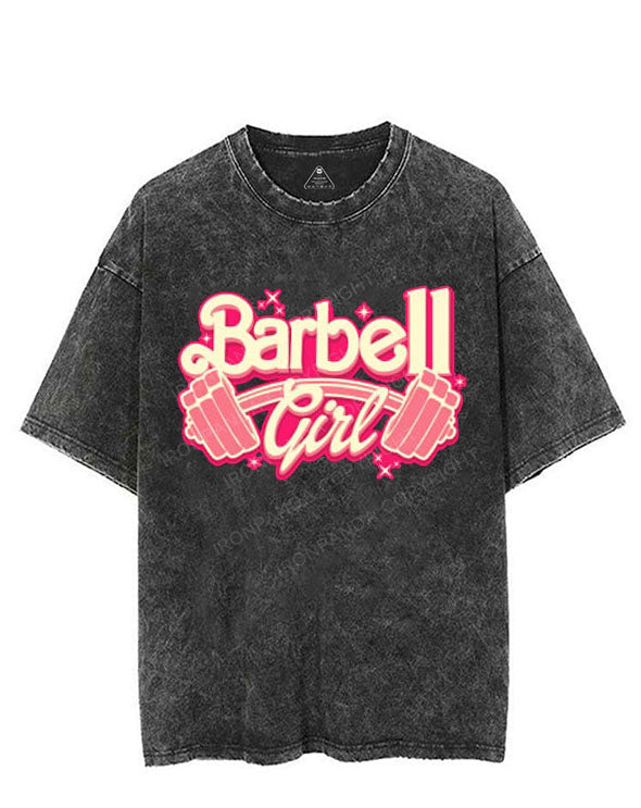BARBELL GIRL VINTAGE GYM SHIRT